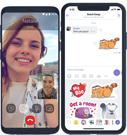 Imagen de la aplicación de mensajería Viber