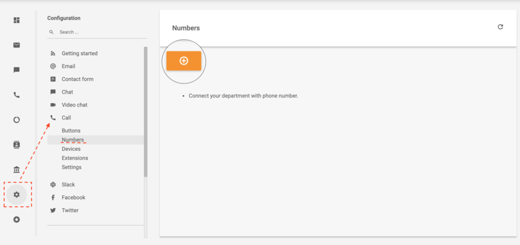 Navegación de llamadas directas de LiveAgent 2